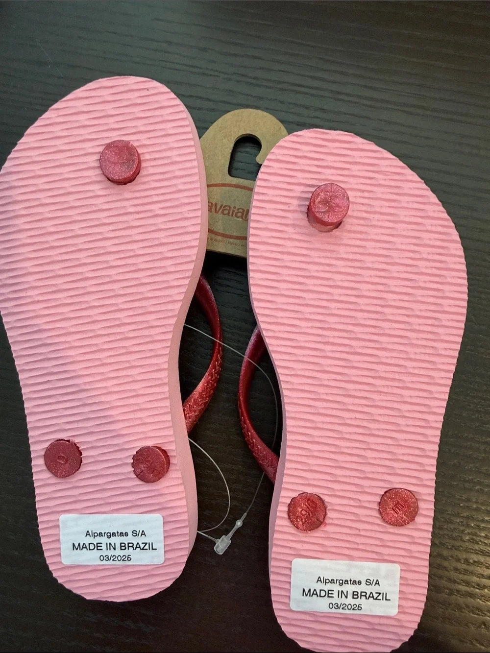 NWT Havaianas Kids Gorgeous Pink Disney Princess Sandals! Size 13/1!